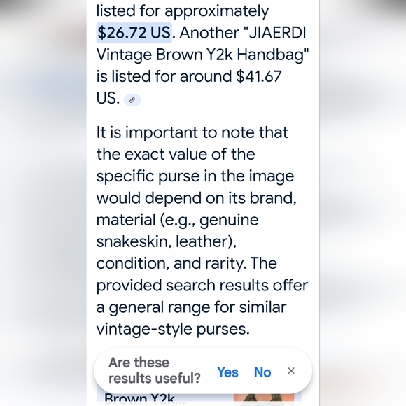 Femenina Snakeskin handbag long strap great shape - Picture 5 of 6